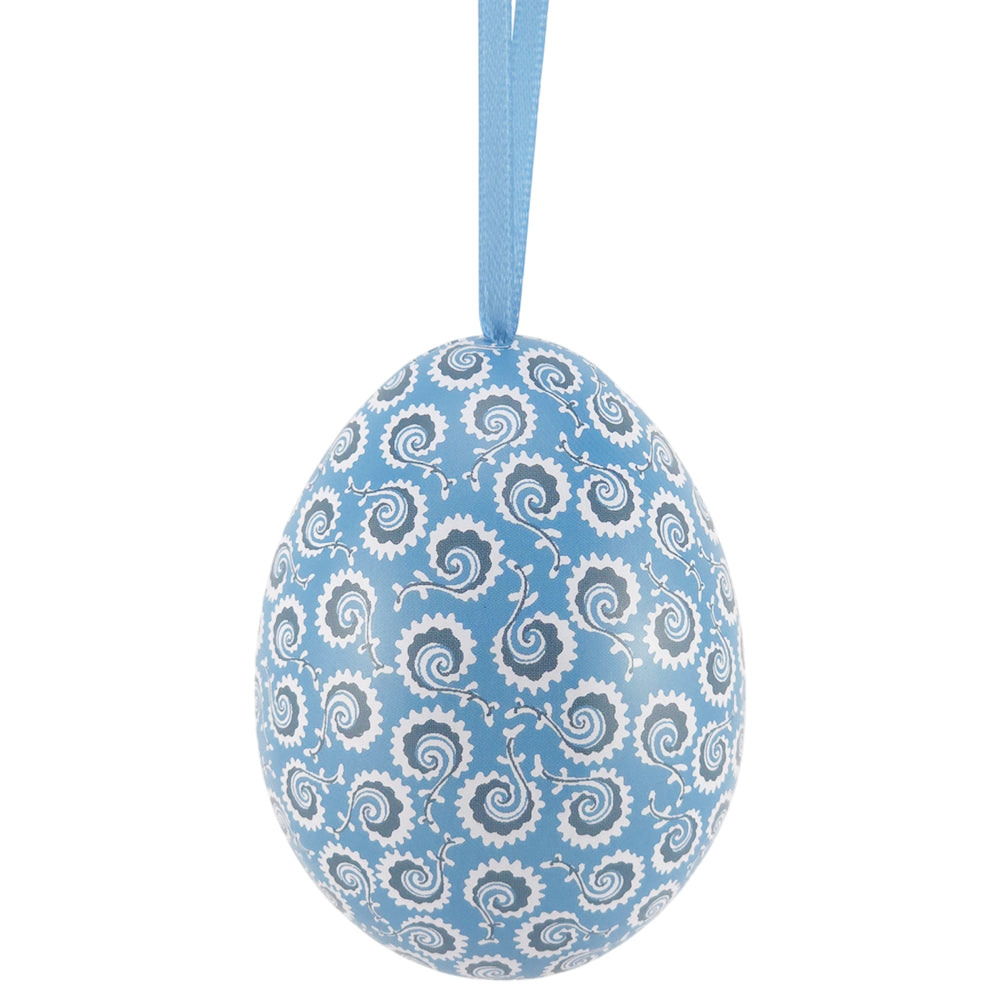 Two Part Hanging Easter Egg | Fillable Tin | Sanderson Design | 7cm Tall