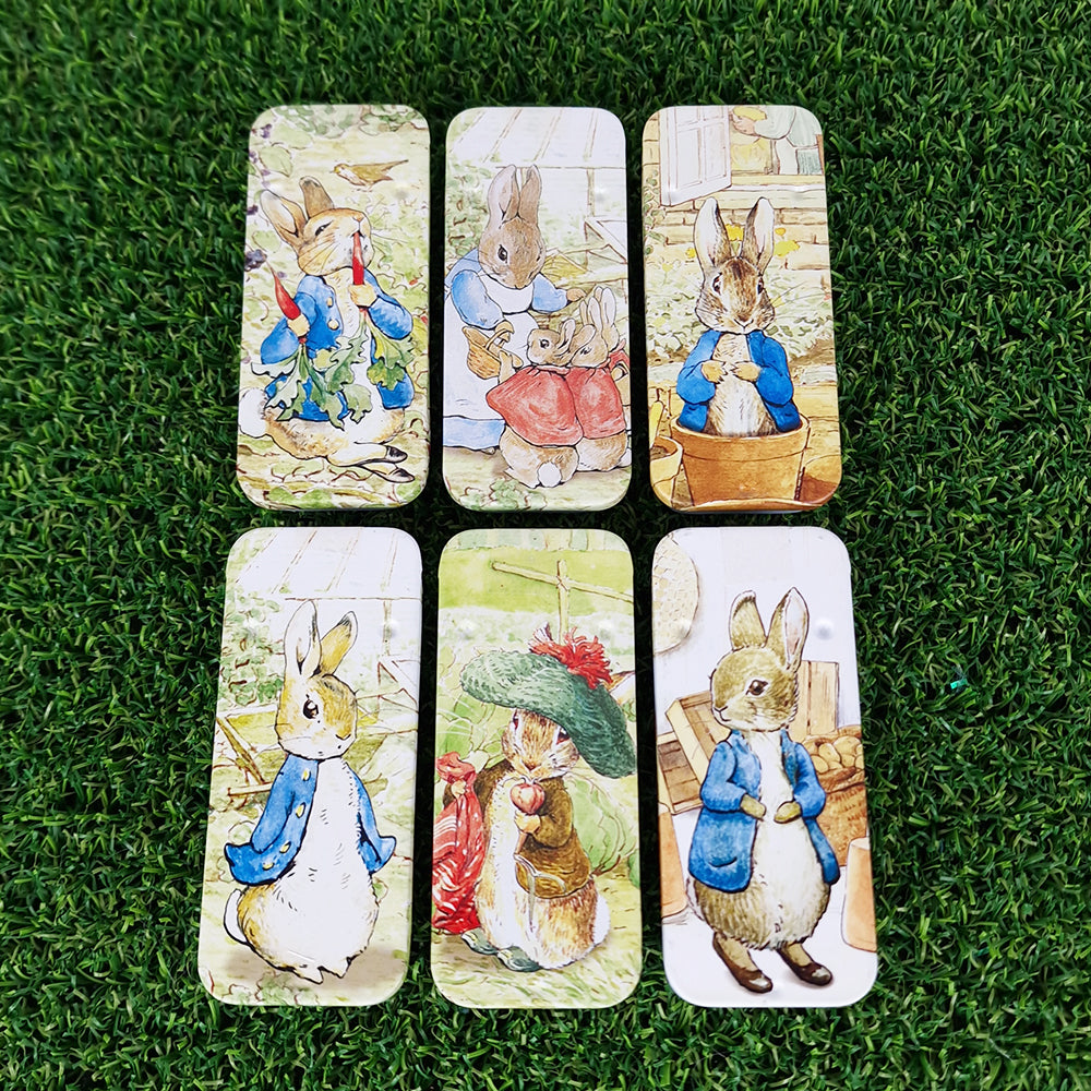 Peter Rabbit Mint Tin | 8cm Long | Single | Cracker Filler | Mini Gift