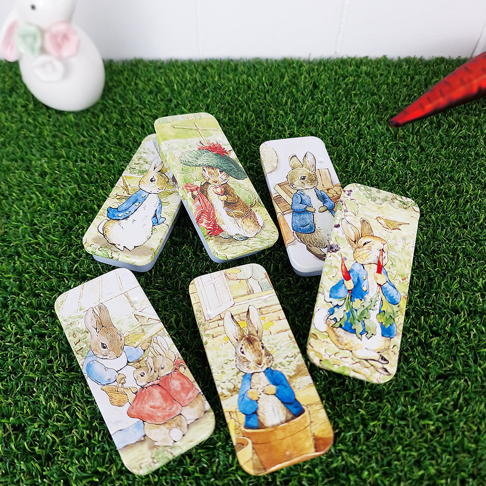 Peter Rabbit Mint Tin | 8cm Long | Single | Cracker Filler | Mini Gift