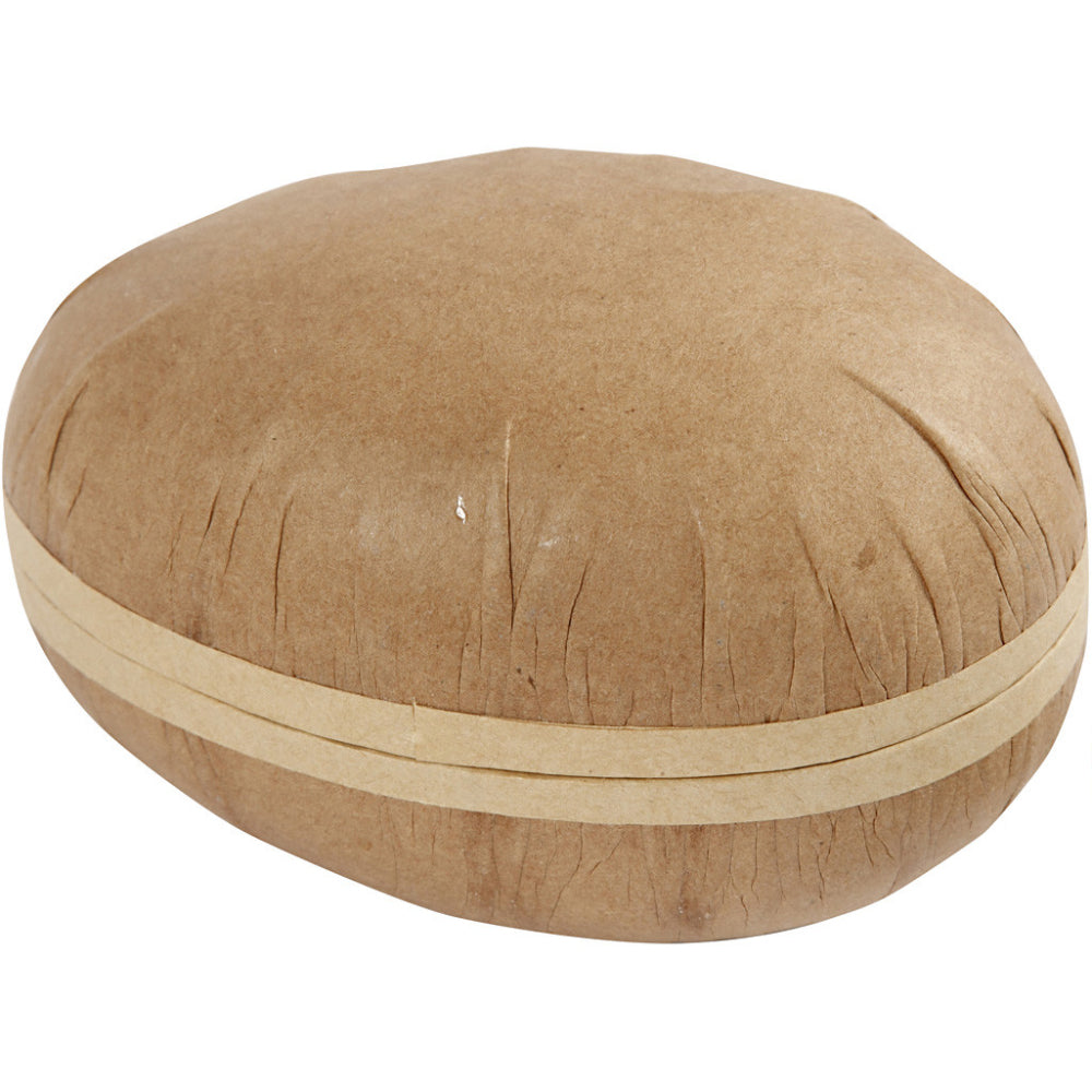 2 Two-Part Opening 12cm Paper Mache Easter Eggs to Decorate