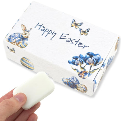 Happy Easter in Blue | Bergamot | 20g Travel Soap Bar | Cracker Filler | Little Gift