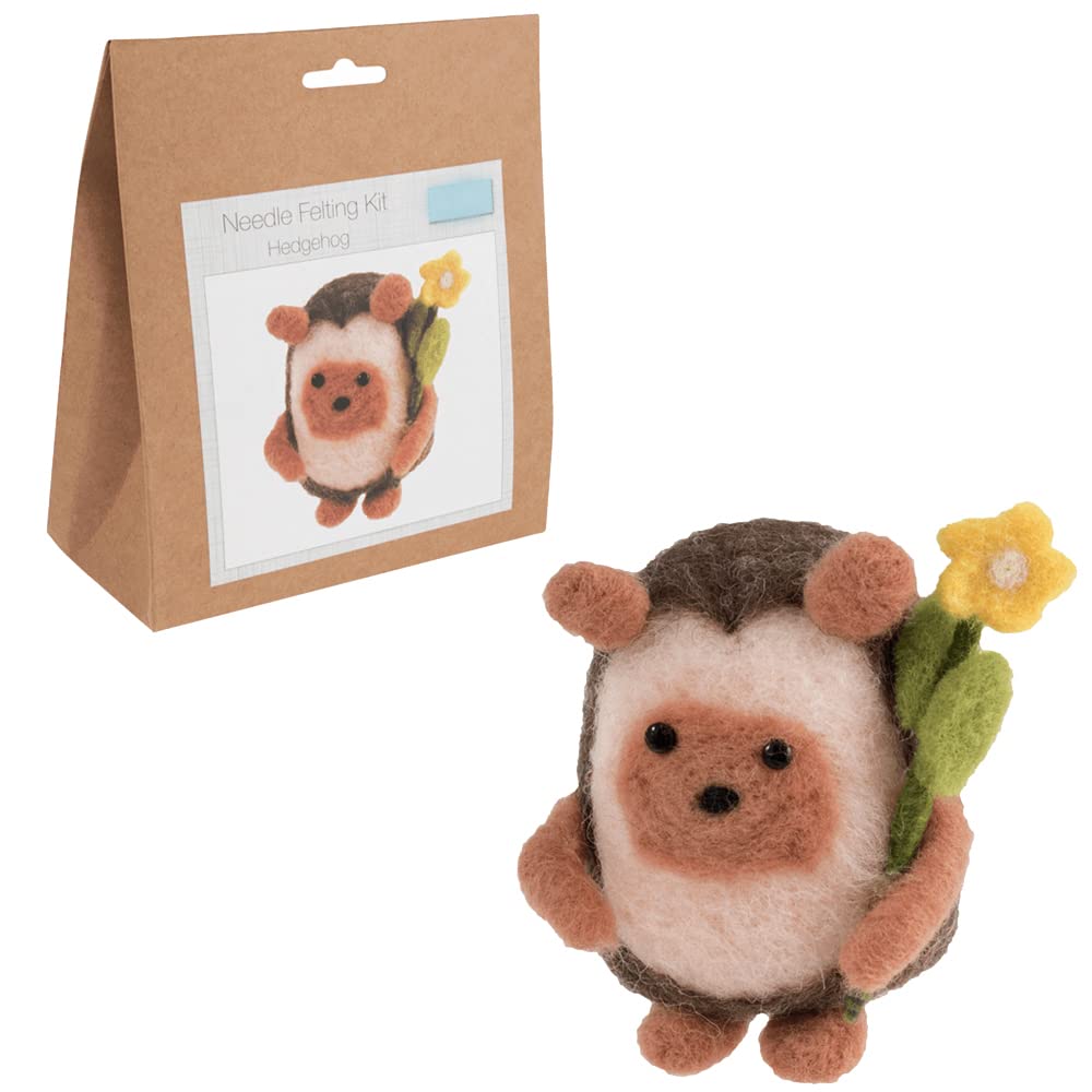 Cute Springtime Hedgehog | Needle Felting Craft Kit