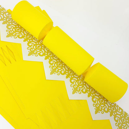 Bright Yellow | Premium Cracker Making DIY Craft Kits | Make Your Own | Eco Recyclable
