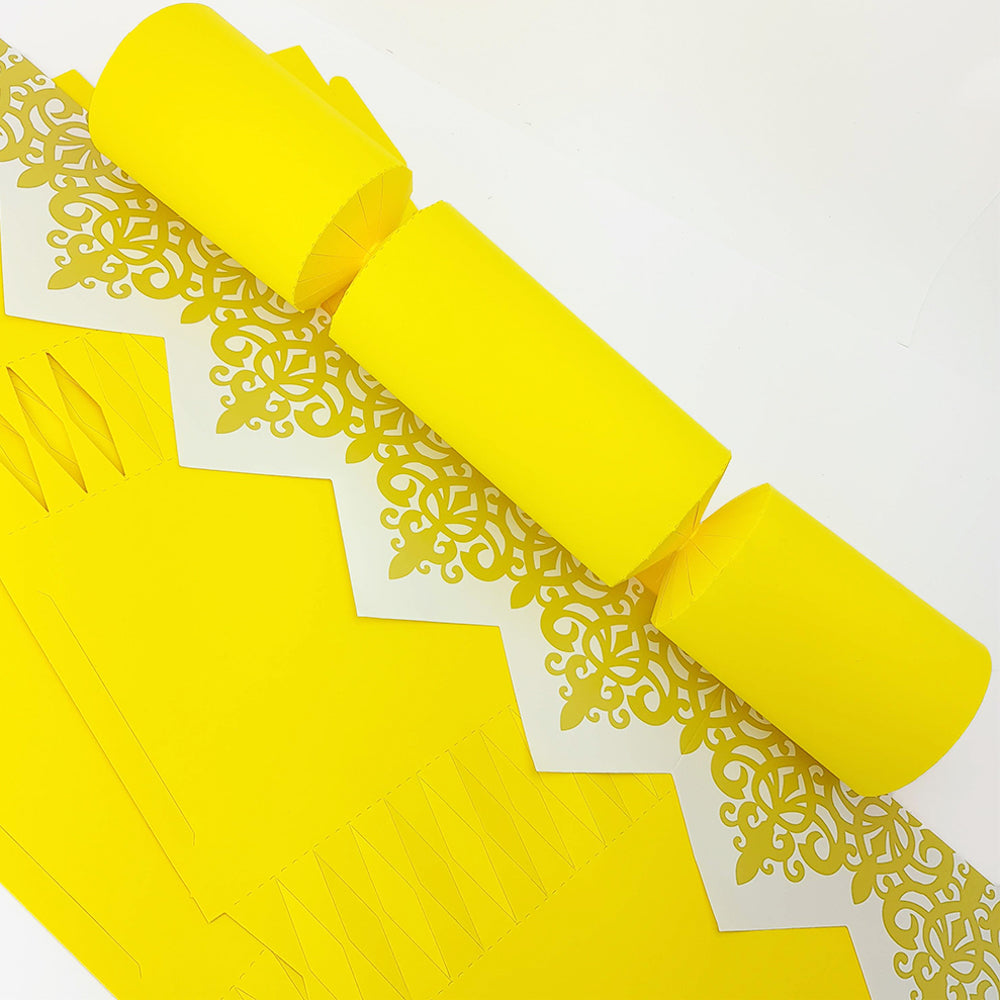 Bright Yellow | Cracker Making DIY Craft Kits | Make Your Own | Eco Recyclable