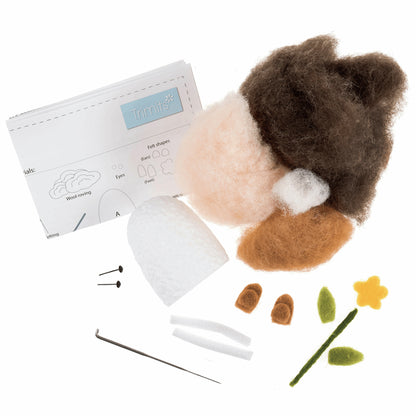 Cute Springtime Hedgehog | Needle Felting Craft Kit