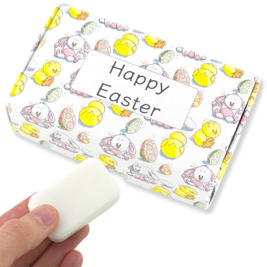 Happy Easter | Spearmint | 20g Travel Soap Bar | Mini Gift | Cracker Filler