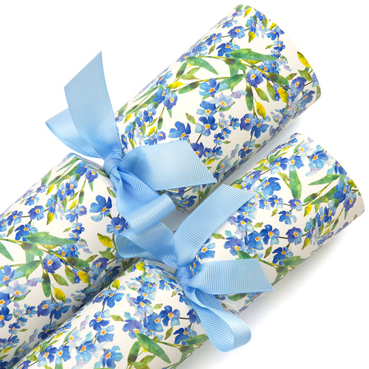 Watercolour Forget-Me-Nots Flower | Cracker Making Craft Kit | Make & Fill Your Own