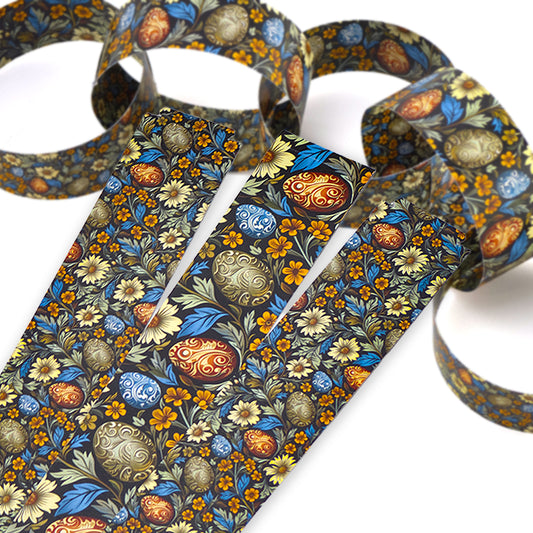 30 Reusable Easter 2.5m Paper Chains | William Morris Eggs | No Glue Needed