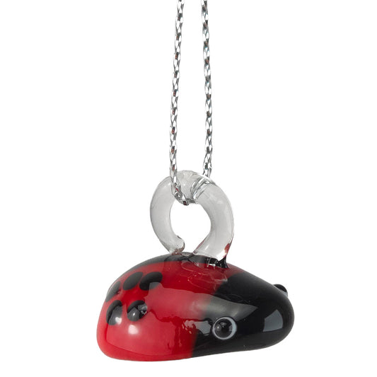 Ladybird | Hanging Glass Ornament | Little Gift | Cracker Filler