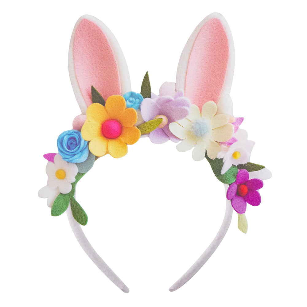 Easter Floral Headband Craft  Kit | Make Your Own Bunny Ears for Kids | Gisela Graham