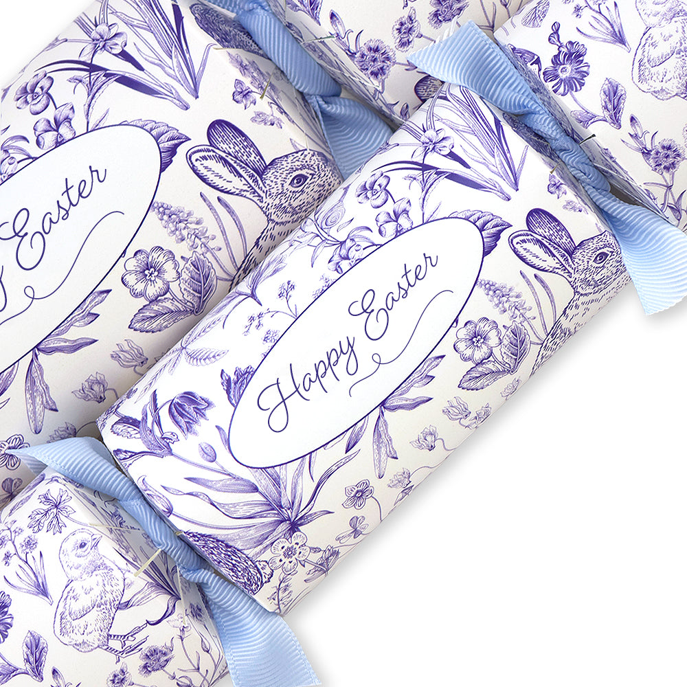 Happy Easter | Easter Toile de Jouy | Cracker Making Craft Kit | Make Your Own
