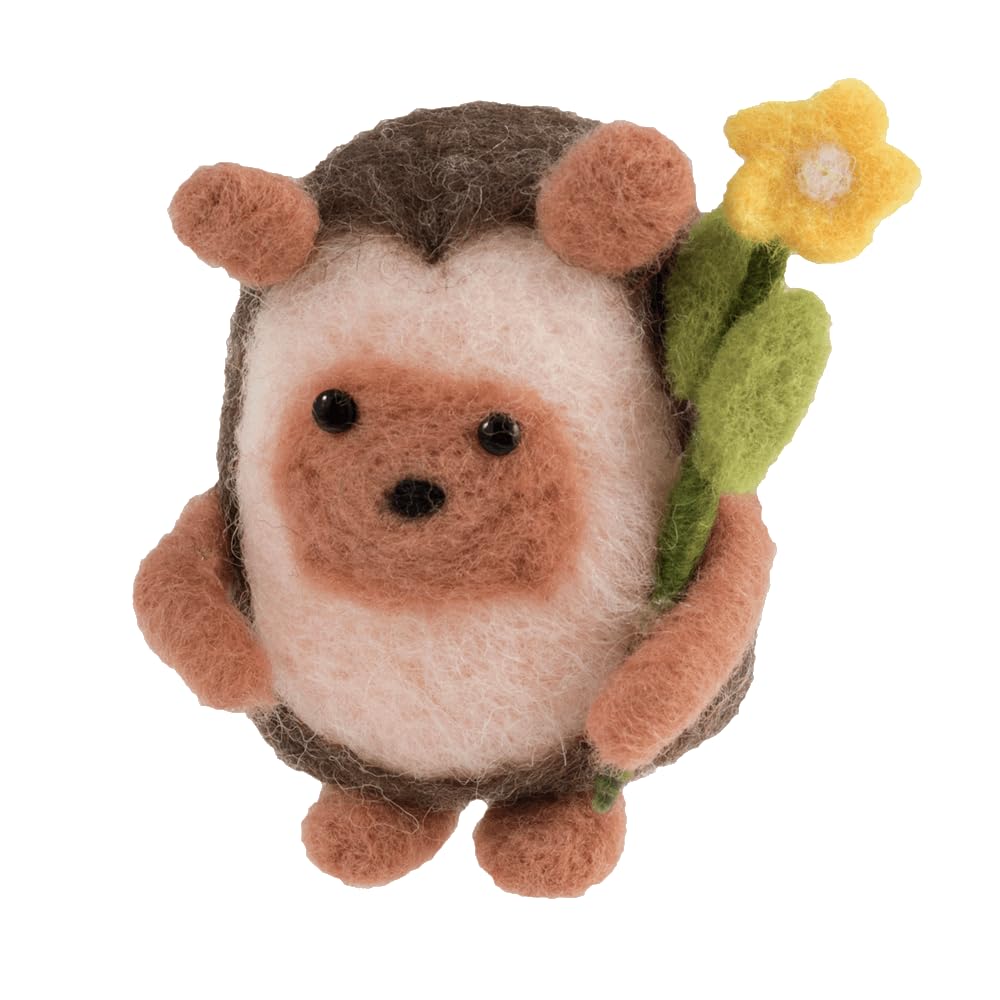 Cute Springtime Hedgehog | Needle Felting Craft Kit