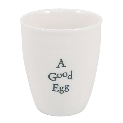 A Good Egg | Porcelain Egg Cup | Little Easter Gift Idea