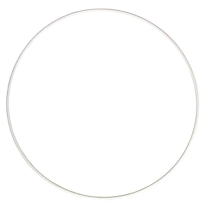 10 to 50cm Metal Rings, Flower Hoops in White, Silver, Gold & Black