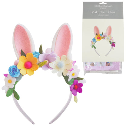 Easter Floral Headband Craft  Kit | Make Your Own Bunny Ears for Kids | Gisela Graham