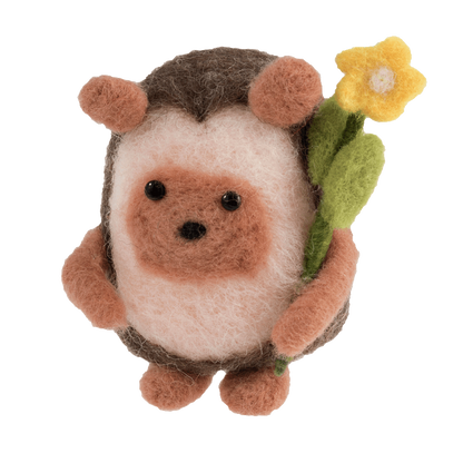 Cute Springtime Hedgehog | Needle Felting Craft Kit