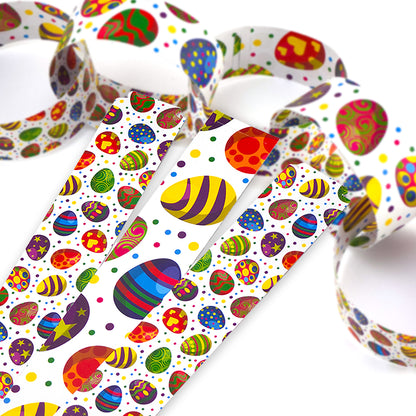 30 Reusable Easter 2.5m Paper Chains | Easter Egg Fantasia | No Glue Needed