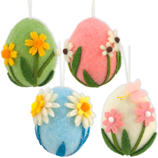 Large Felt Hanging Easter Tree Decoration | 9cm Tall