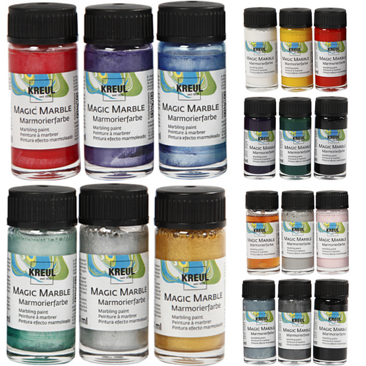 20ml High Pigment Craft Marbling Inks | Set of 6 | Choice of Colour Mixes