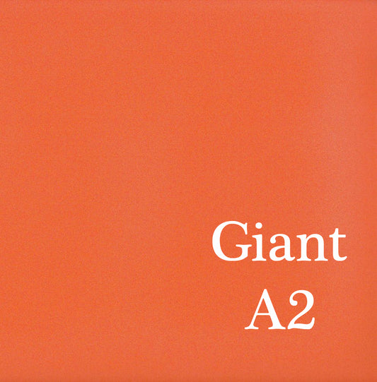 SINGLE 50cm x 70cm Orange Giant 3mm Thick Craft Foam Sheet | Oversize A2