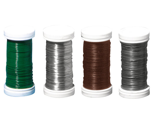 0.35mm Coloured 100m Reel Metal Floristry Wire for Binding & More